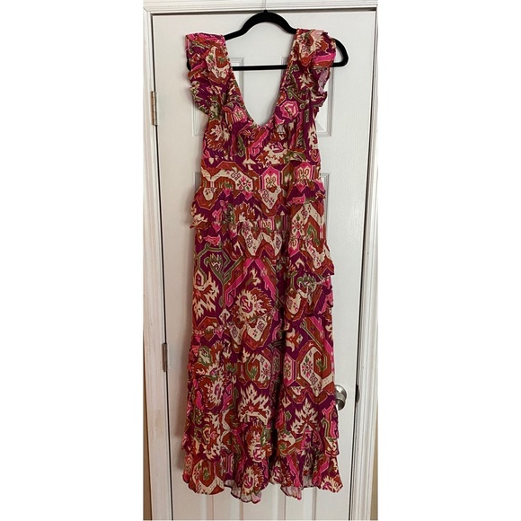 NWT Love The Label Salome Metallic Dress Size Large - Picture 2 of 14